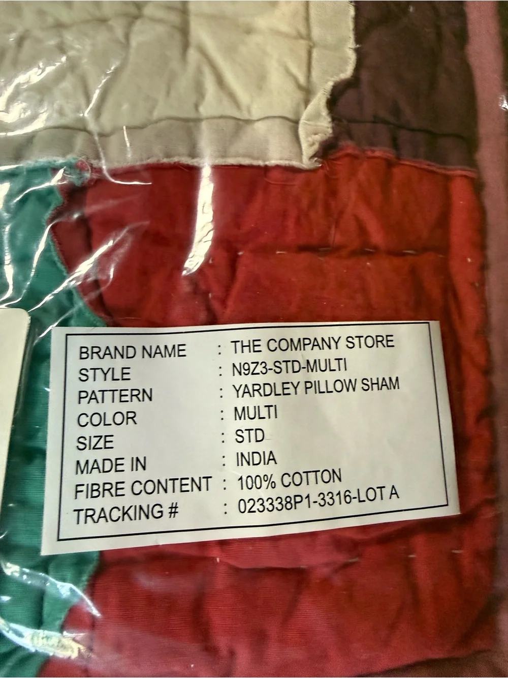 The Company Store colorful patchwork